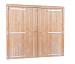 Douglas Dubbele Deur dicht 254x208cm blank *