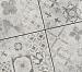 Tugela Ceramica Restopazza Grigio décor 60x60x4cm