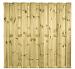 Grenen Scherm recht 15+3pl. 180x180cm