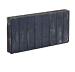 Palissadeband Zwart recht 6x25x50cm