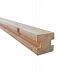 Douglas Paal sleuf tussen 9,5x9,5x300cm t.b.v. 28mm blank