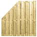 Vuren Scherm afbouw 17+3-pl. 180/90x180cm links