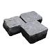 Vietnamese Basalt 14x14x6-8cm *ca. 5,25m2 p/ton*