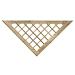 Grenen kader trellis 80x160cm