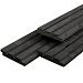 Vuren Tripleprofiel 2,2x14x240cm zwart gesp.