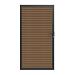 NewTechWood Poort Triple Hor. Teak alum. frame 100x195cm