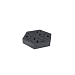 Tegel Oud Hollands Hexagon open Antraciet 37,5x37,5x7cm