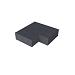 Traptrede Oud Hollands Antraciet hoek binnen t.b.v. 100x37x15cm