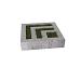 Grasbetontegel Leaf Oud Hollands Grijs 80x80x10cm
