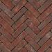 Westlands Dark Red DF getrommeld 20x6,5x8,5cm