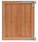 Hardhouten Poort dubbel vert. 300x180cm incl. beslag