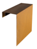 Muurelement Corten overzetstuk 150x45x15,8cm