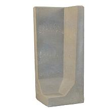 L-Element Grijs hoek 100x40x40cm