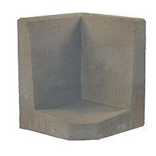 L-Element Grijs hoek 50x40x40cm