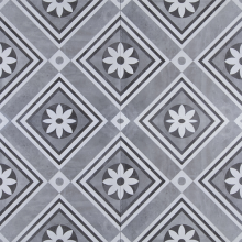 GeoCeramica® Concreet Flower décor 60x60x4cm