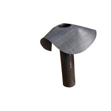 Dakdoorvoer met Onderuitloop + EPDM Flap dsn. 60mm