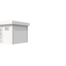 Tuinhuis Tapuit 300 x 300 cm, wit gespoten.