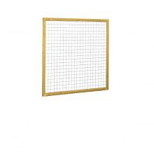 Grenen Draadscherm in kader 180x180cm