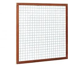 Hardhouten Draadscherm in kader 180x180cm