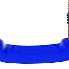 Schommelzitje kunststof blauw/rood/geel/groen