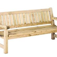 Vuren Bank Luuk 200x74x96cm