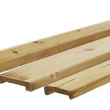 Grenen  Afdeklijst recht 1.9x9x181,5cm