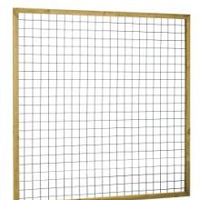 Grenen Eco Draadscherm in kader 180x180cm