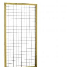 Grenen Eco Draadscherm in kader 90x180cm
