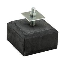 Betonpoer/tegel Antraciet vierkant verstelb. 18/15x10cm