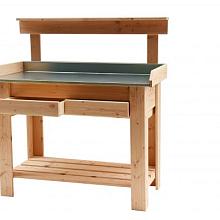 Douglas Tuinwerktafel zinken blad 113cm blank