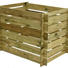 Grenen Compostsilo fijnbez. 70x100x70cm