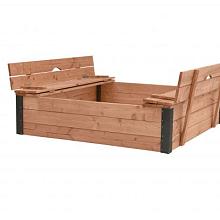 Douglas Zandbak Roy deksel/zitbank 120x120x25cm