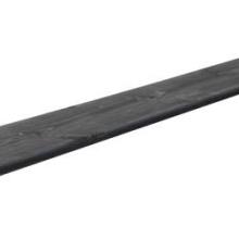 Grenen Plank 1,5x14x180cm zwart