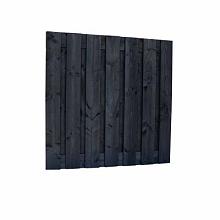 Douglas Scherm fijnbez. 19mm 13+2-pl. 180x180cm zwart gedomp.