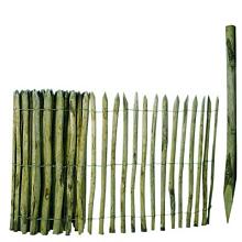 Kastanjehout Schapenhek 90x460cm latafst. ca. 8cm