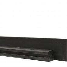 Betonplaat Antraciet glad 24x3,5x184cm gecoat