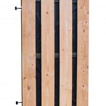 Douglas Poort Combi fijnbez. zwart st. frame 100x180cm