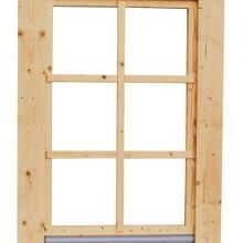 Vuren Raam draai-kiep dubbelglas 85x121cm blank