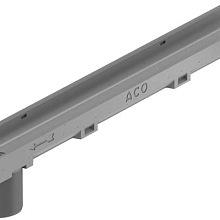 ACO Euroline goot H.6cm 100cm + onderuitl. 110mm excl. rooster