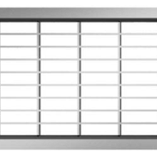 ACO Maasrooster verzinkt 50cm