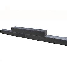 Patioblok Antraciet strak 12x10x60cm