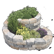 PromoWall Kruidenspiraal Kilimanjaro 140x150cm