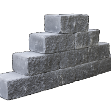 Straight Block Mount Everest 35x20x15cm