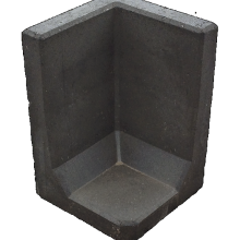 L-Element Zwart hoek 40x40x30cm