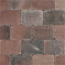 Trommelsteen Rood gen. 20x30x6cm