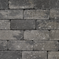 Roccia Grijs/Zwart getrommeld 12x12x30cm