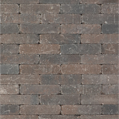 Trommelsteen WF Bruin-zwart 20x5x7cm