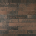 Patioblok Bruin/Zwart strak 12x12x60cm