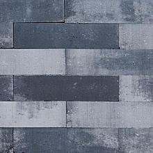 Patioblok Grijs/Zwart strak 15x15x60cm
