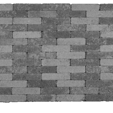 Trommelsteen Grisette Noir 20x5x7cm